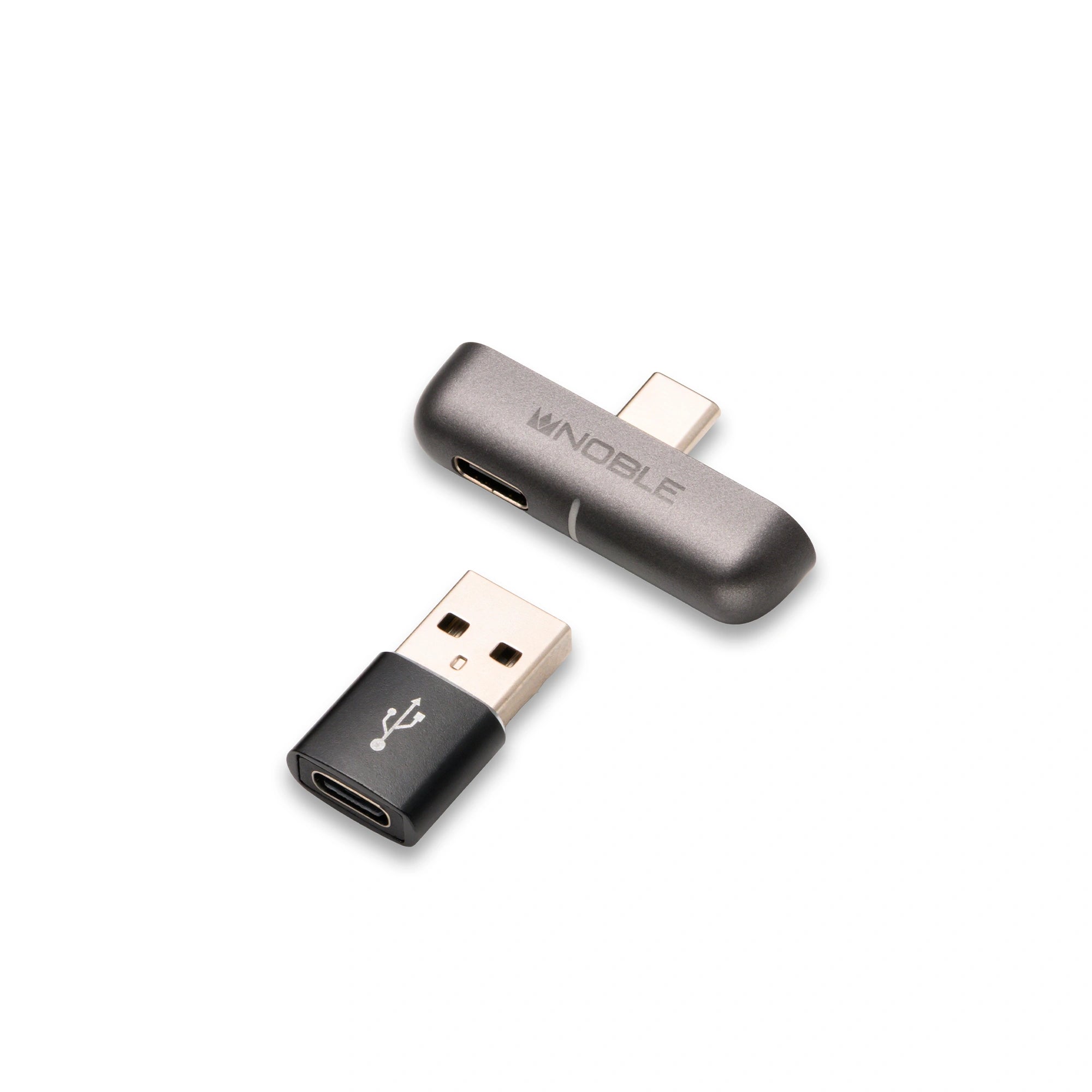 Noble Audio Sceptre Silver bluetooth transmitter with usb-c connector