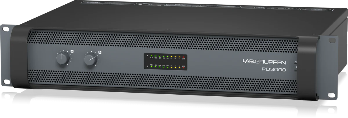 Lab Gruppen PD3000 3000W Two-Channel Amplifier with Precise Power Management
