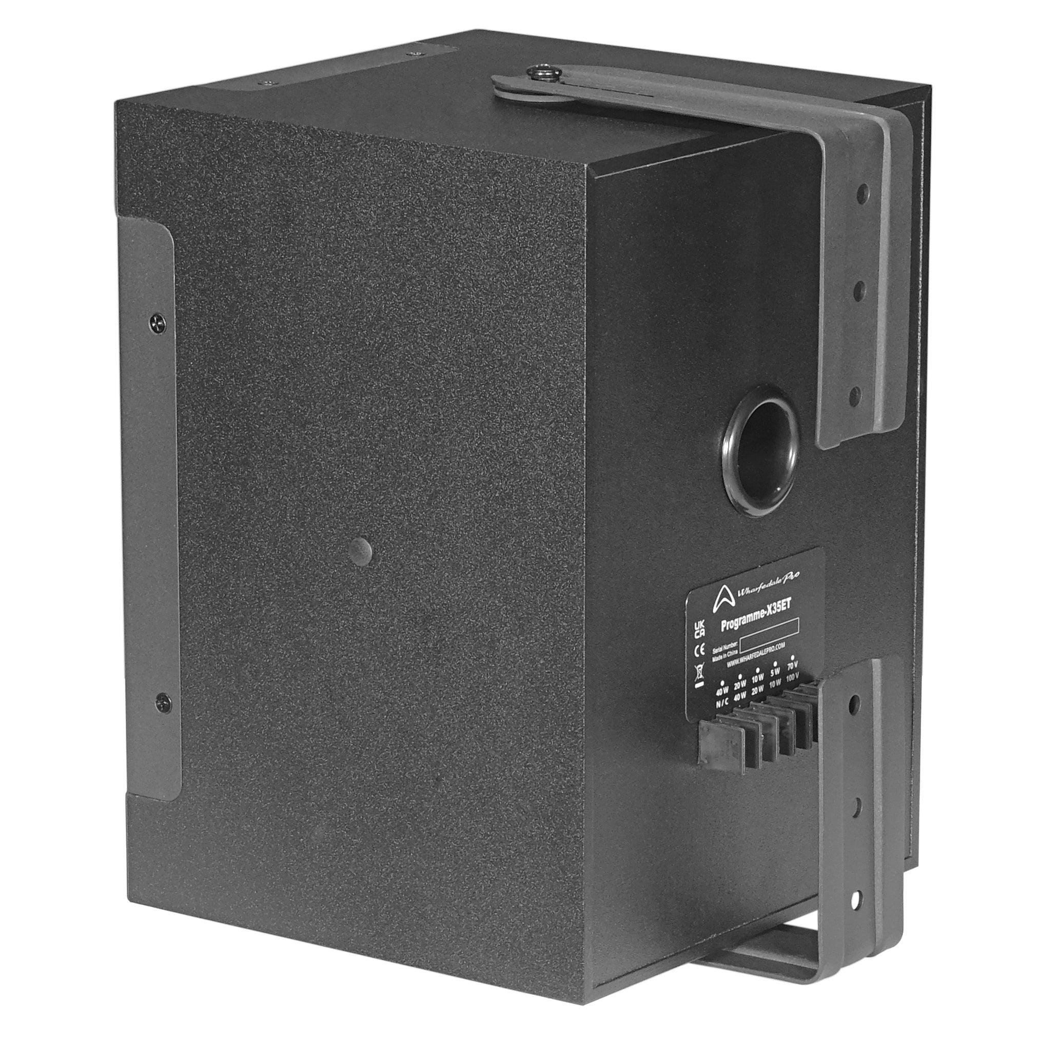 Wharfedale Pro PROGRAMMEX35ET Speaker Passive Wall Mount 1x6.5" 60W RMS Line/Ohm Wooden Paint Body Pairs