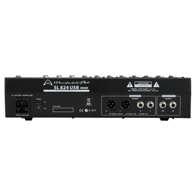 Wharfedale Pro SL824USB	Mixer Audio 12 CH 8 Mono & 2 Stereo FX and USB Interface
