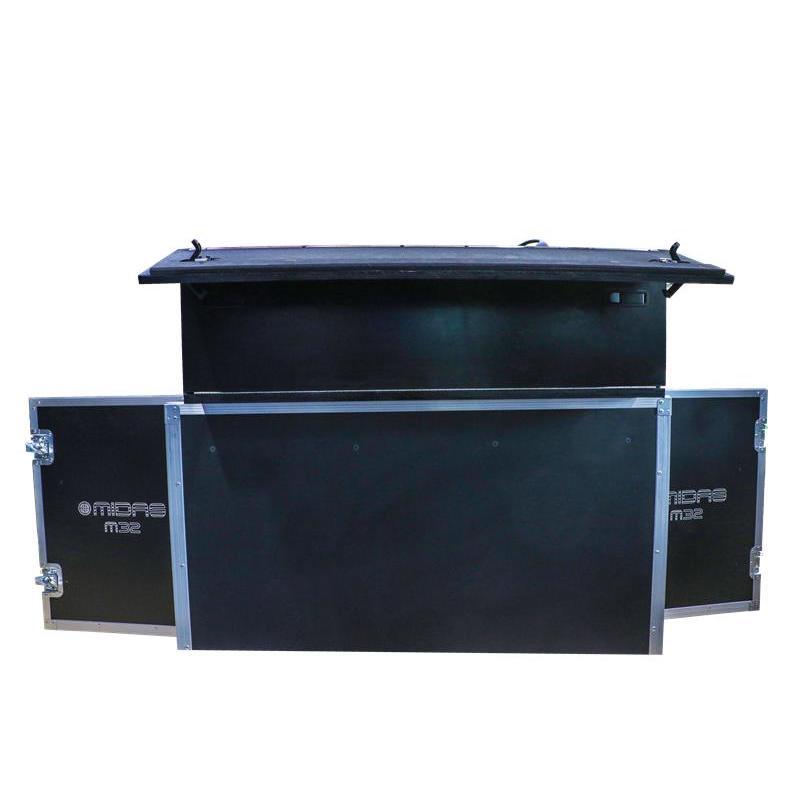 Music Majlis Custom Flight Case with Hydraulics Flip and Dog House for Midas M32Live