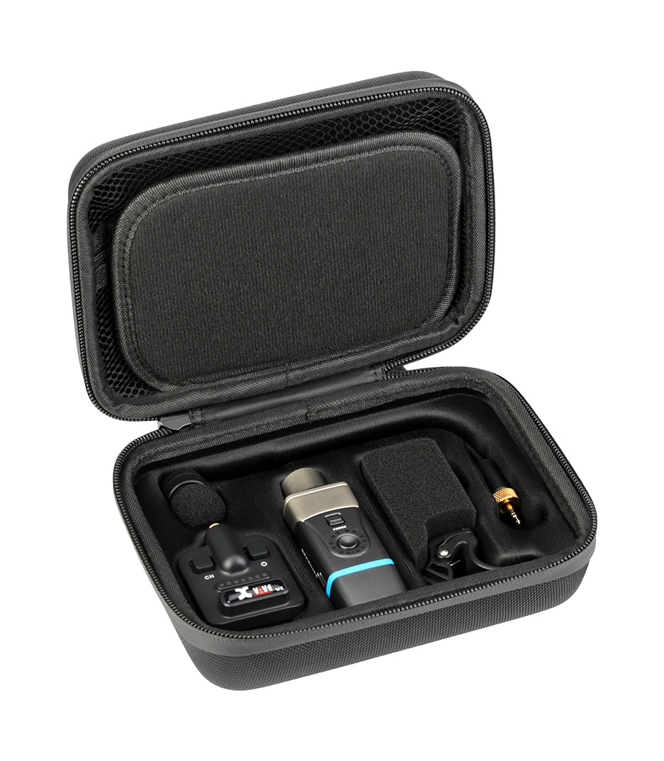 Xvive U7 Saxophone and Trumpet Wireless System With Clip-on Supercardioid Condenser Microphone (Travel Case Included)