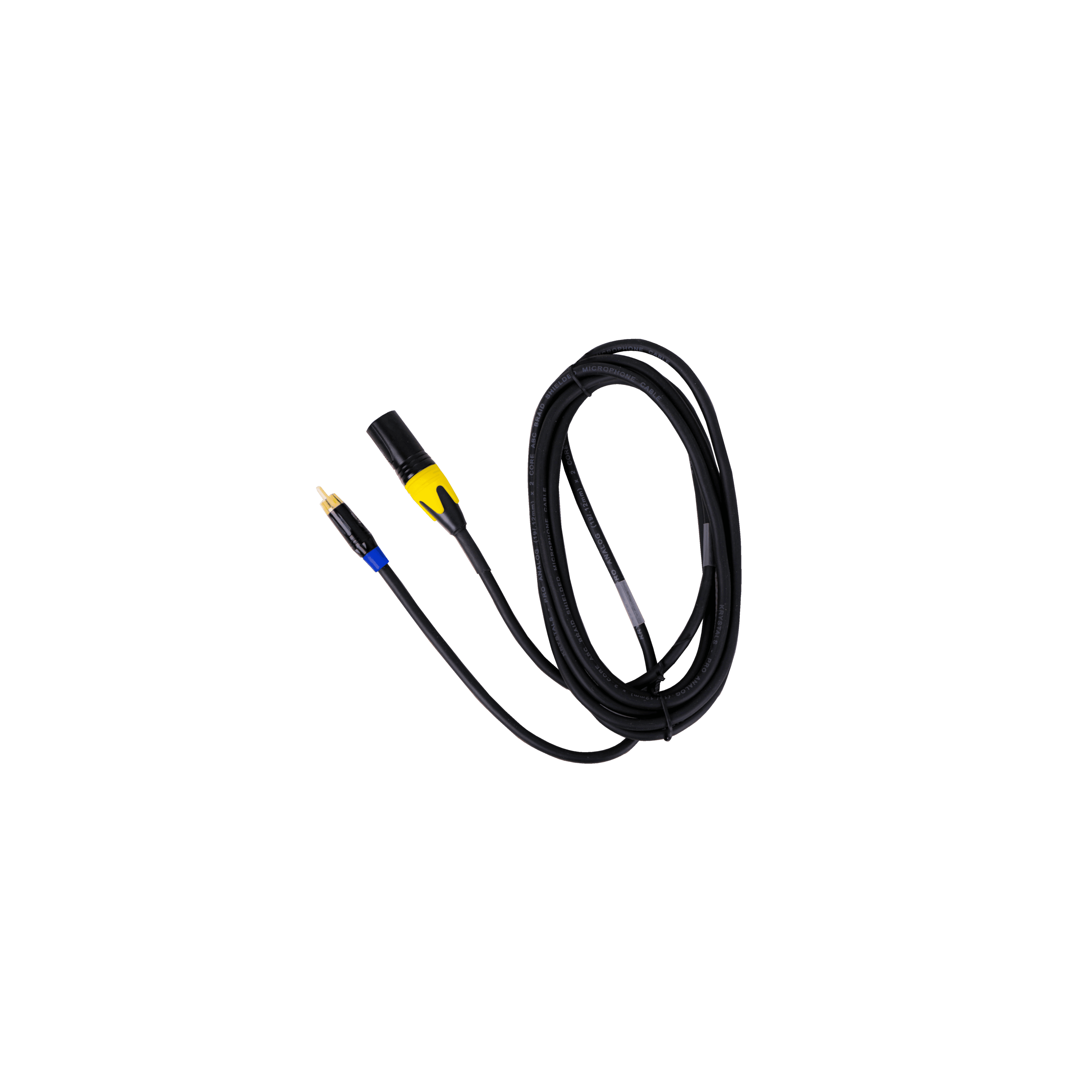 Krystals Mono Jack to XLR Male 1.5 mtr Cable