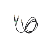 Krystals YK2MJ1SJ01SLM 2 Mono Jack to 1 Stereo Jack, 1.5 Meters