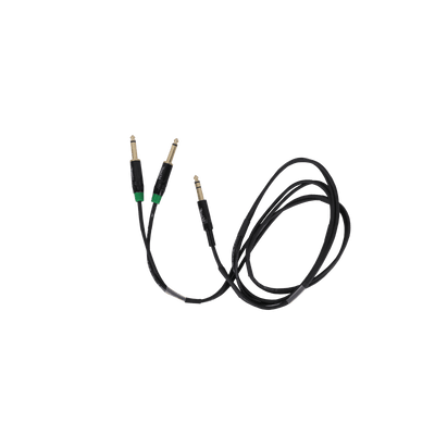 Krystals YK2MJ1SJ01SLM 2 Mono Jack to 1 Stereo Jack, 1.5 Meters