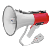 Ahuja AM25DP Portable PA System Megaphone 25W RMS w/ Siren, Microphone with Volume Control and Recording - MusicMajlis