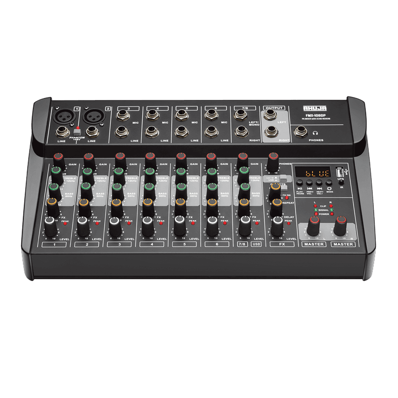 Ahuja PA Audio Mixing Console w/ built-in MP3 Player & Digital Effects - MusicMajlis