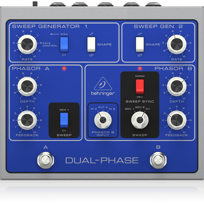 Behringer DUALPHASE Phase Shifter Guitar Pedal - MusicMajlis