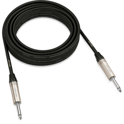 Behringer GIC Instrument Cable with 1/4" TS Connectors - MusicMajlis