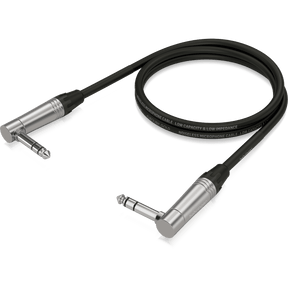 Behringer GIC904SR (3 ft) Instrument Patch Cable with Angled Connectors - MusicMajlis