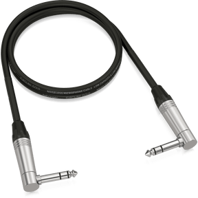 Behringer GIC904SR (3 ft) Instrument Patch Cable with Angled Connectors - MusicMajlis