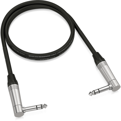 Behringer GIC904SR (3 ft) Instrument Patch Cable with Angled Connectors - MusicMajlis