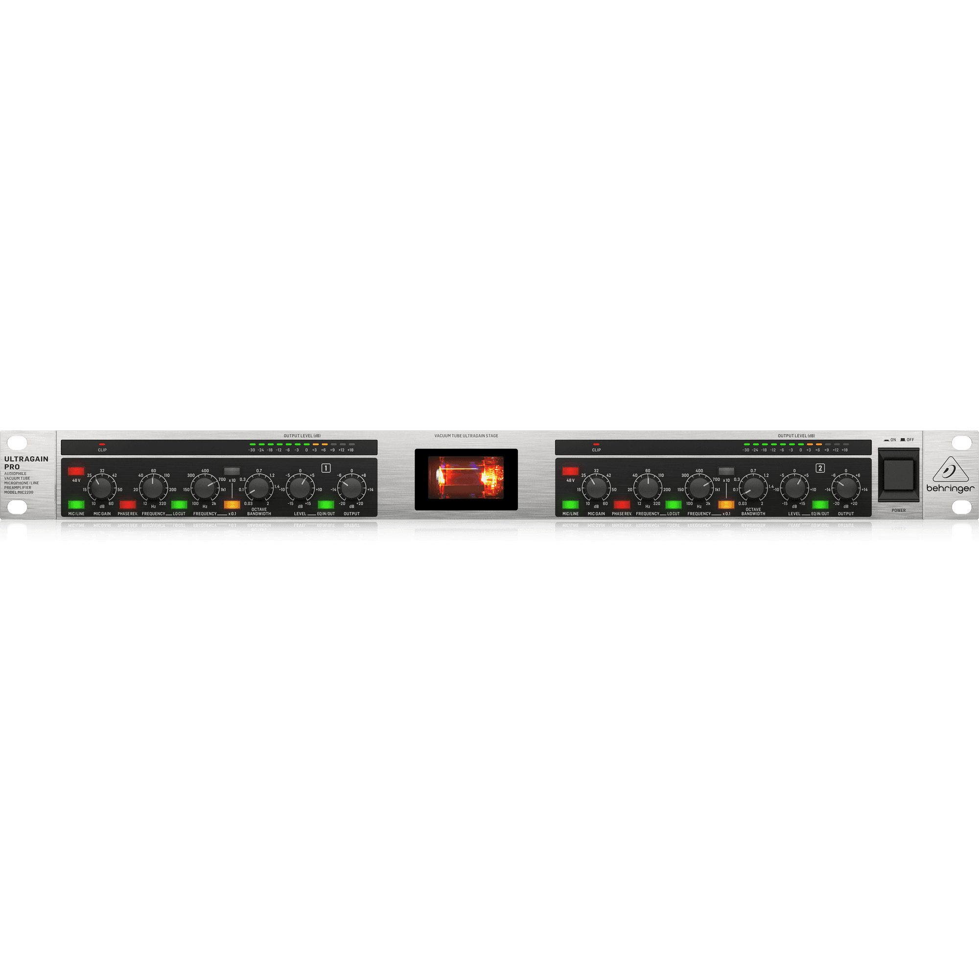 Behringer MIC2200V2 Audiophile Vacuum Tube Microphone/Line Preamplifier - MusicMajlis