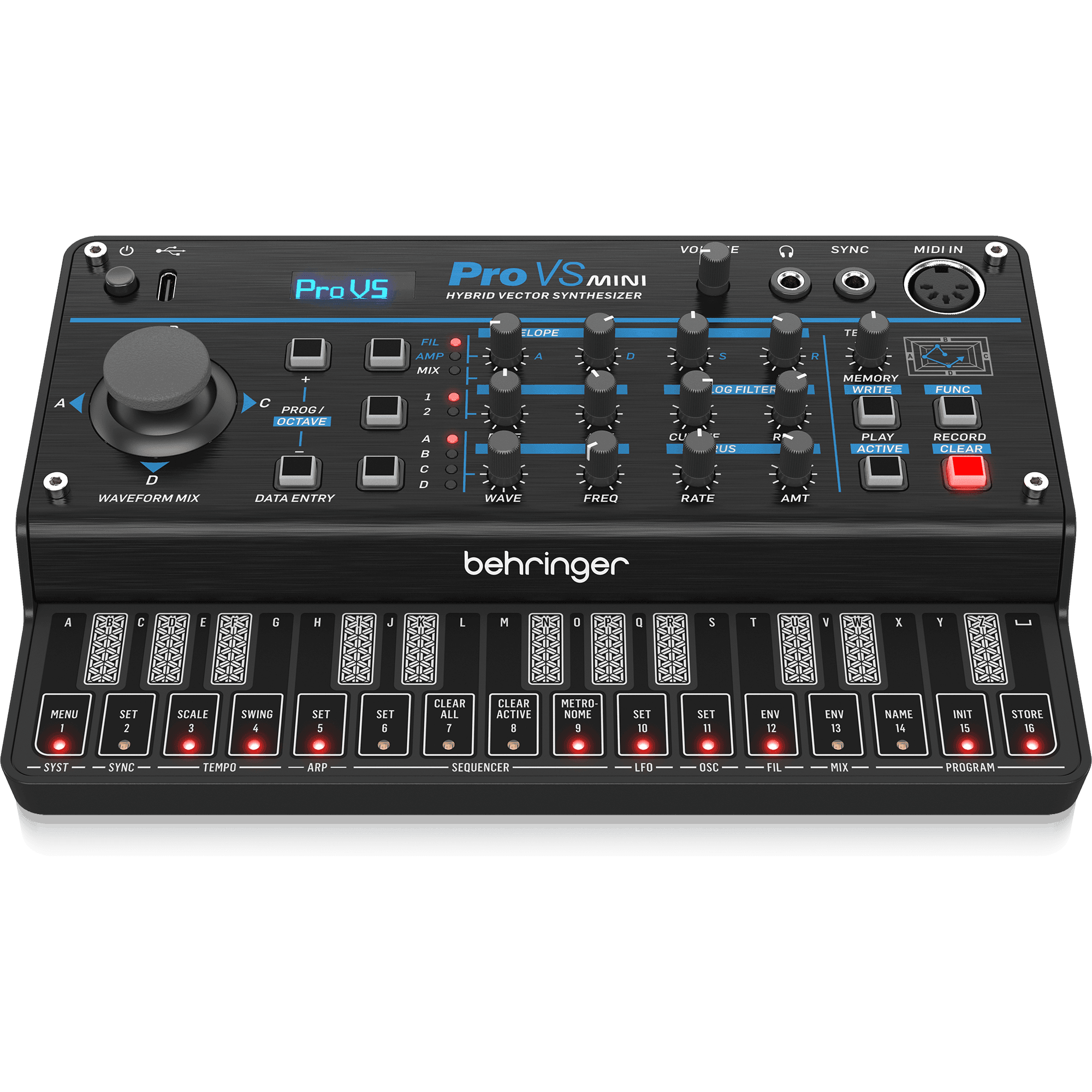 Behringer PRO VS MINI Portable 4-Voice Hybrid Synthesizer - MusicMajlis