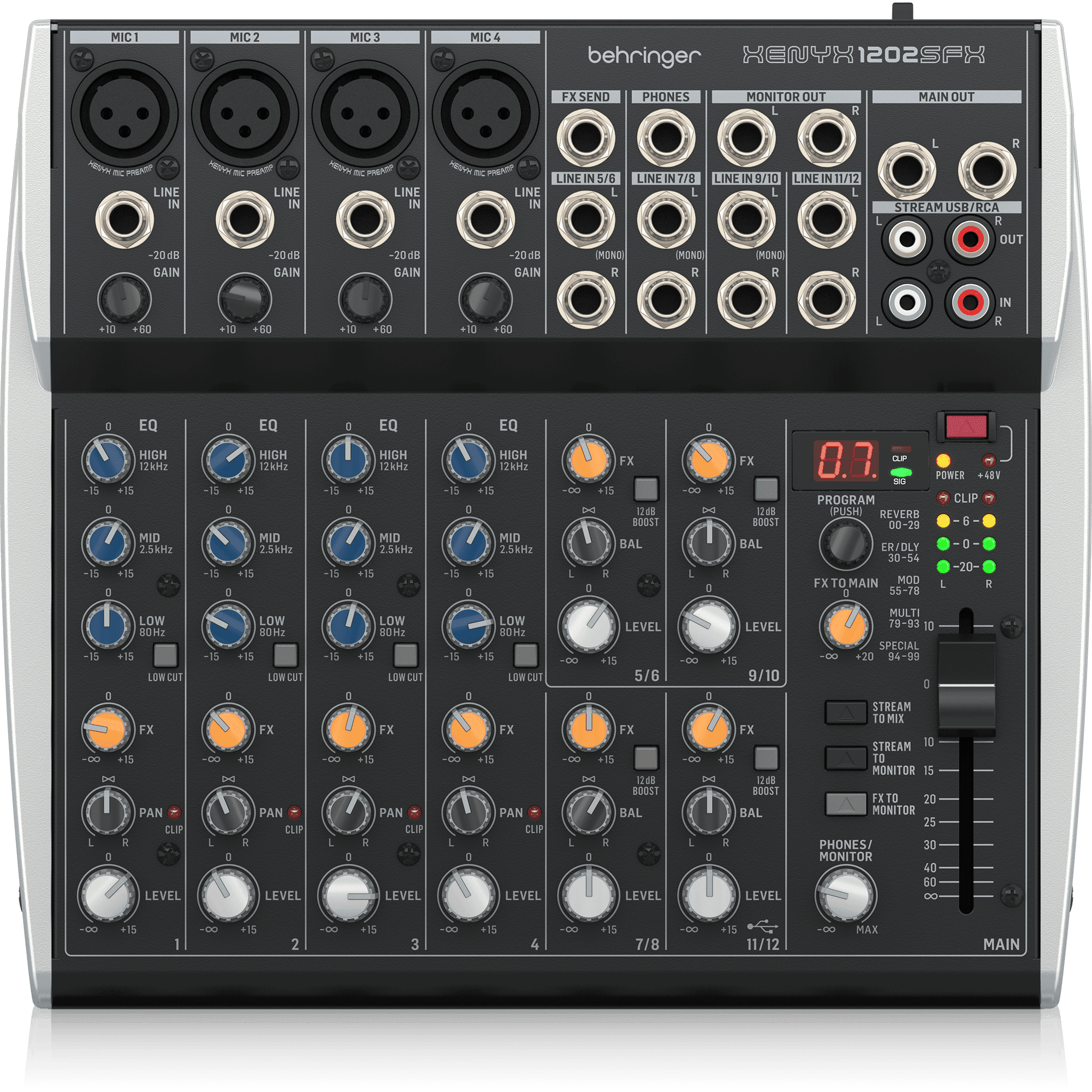Behringer XENYX 1202SFX Analog Mixer - MusicMajlis