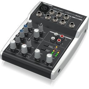 Behringer XENYX 502S Premium Analog 5-Input Mixer with USB Streaming Interface - MusicMajlis