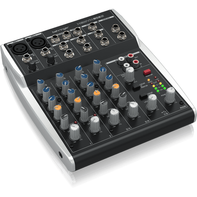 Behringer XENYX 802S Premium Analog 8-Input Mixer with USB Streaming Interface - MusicMajlis