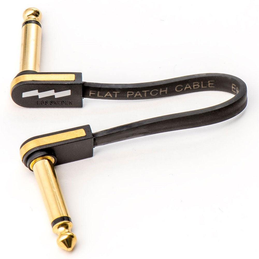 EBS - Premium Gold Flat Patch Cable 10cm PCF-PG10 - MusicMajlis