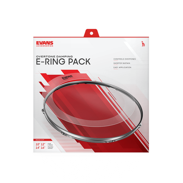 Evans E-Ring Pack, Rock-10, 12", 14", 16" (ER-ROCK)