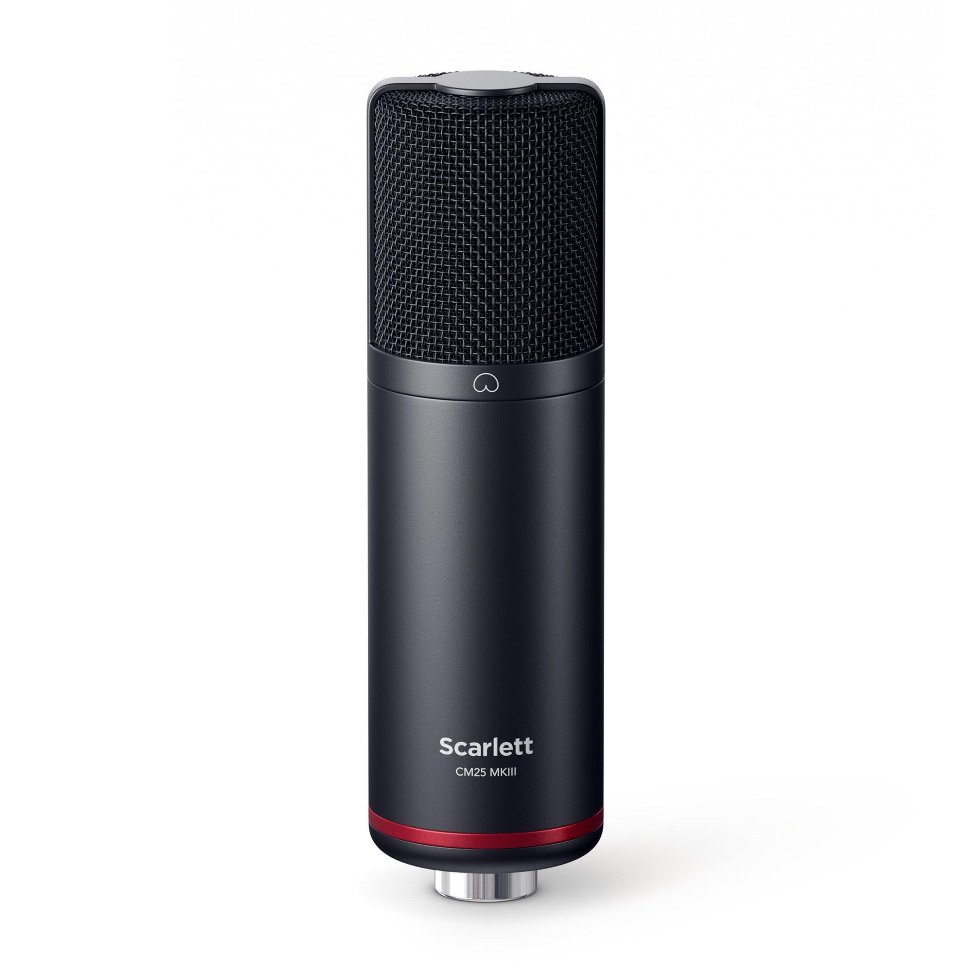 Focusrite Scarlett 2i2 Studio 4th Gen Scarlett 2i2 with CM25 MkIII condenser Microphone and SH-450 Closed-back Headphones Bundle - MusicMajlis