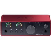 Focusrite Scarlett Solo 4th Gen 2 In/2 Out Compact Desktop USB Audio interface with 1 Mic Preamp - MusicMajlis