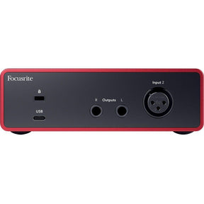 Focusrite Scarlett Solo 4th Gen 2 In/2 Out Compact Desktop USB Audio interface with 1 Mic Preamp - MusicMajlis