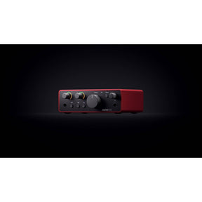 Focusrite Scarlett Solo 4th Gen 2 In/2 Out Compact Desktop USB Audio interface with 1 Mic Preamp - MusicMajlis