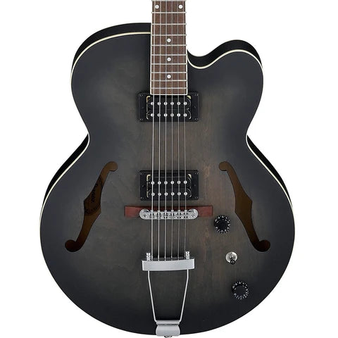 Ibanez AF55TKF Full-Hollow Body Electric Guitar Transparent Black Flat