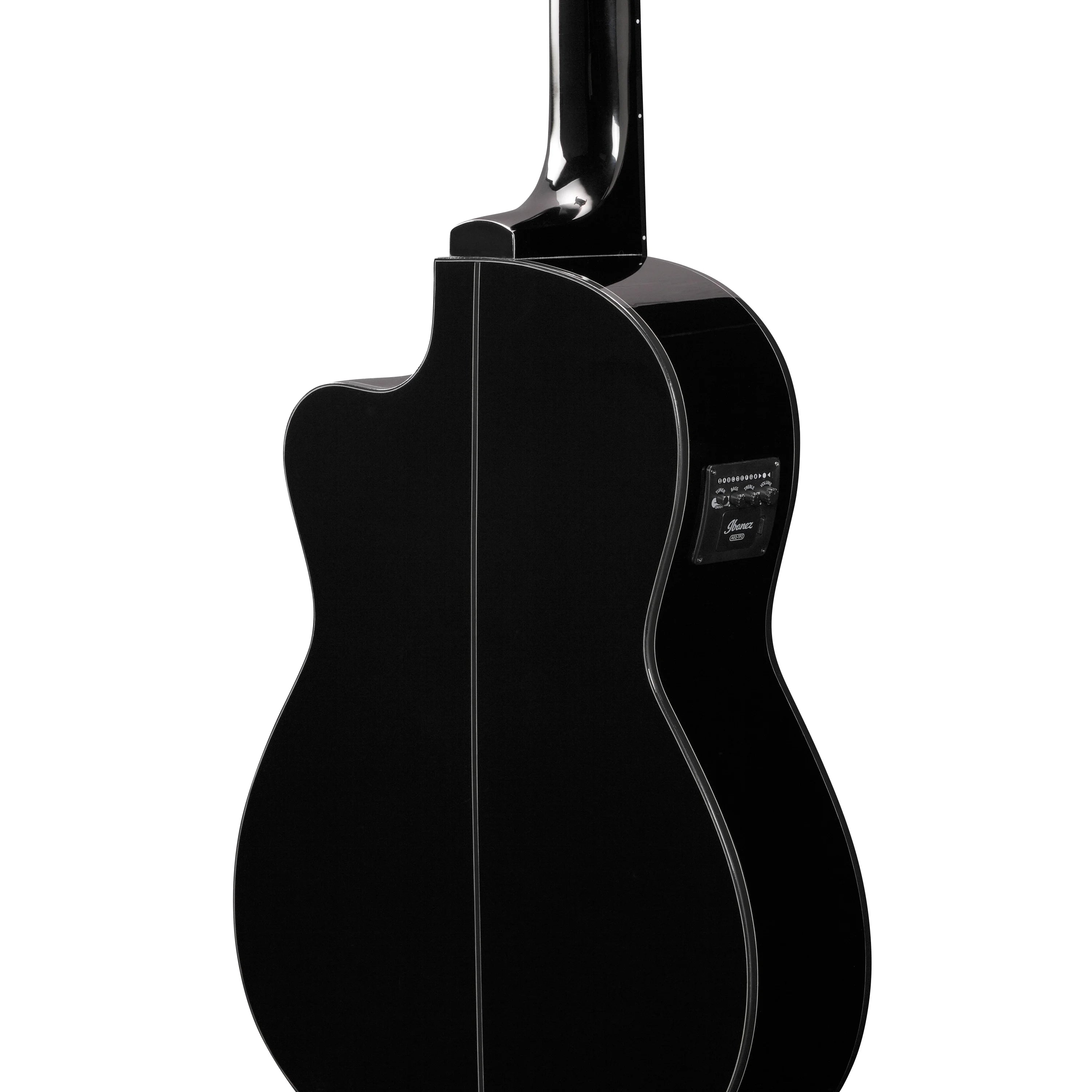 Ibanez GA11CEBK Nylon-String Acoustic-Electric Classical Guitar,  Black High Gloss Finish
