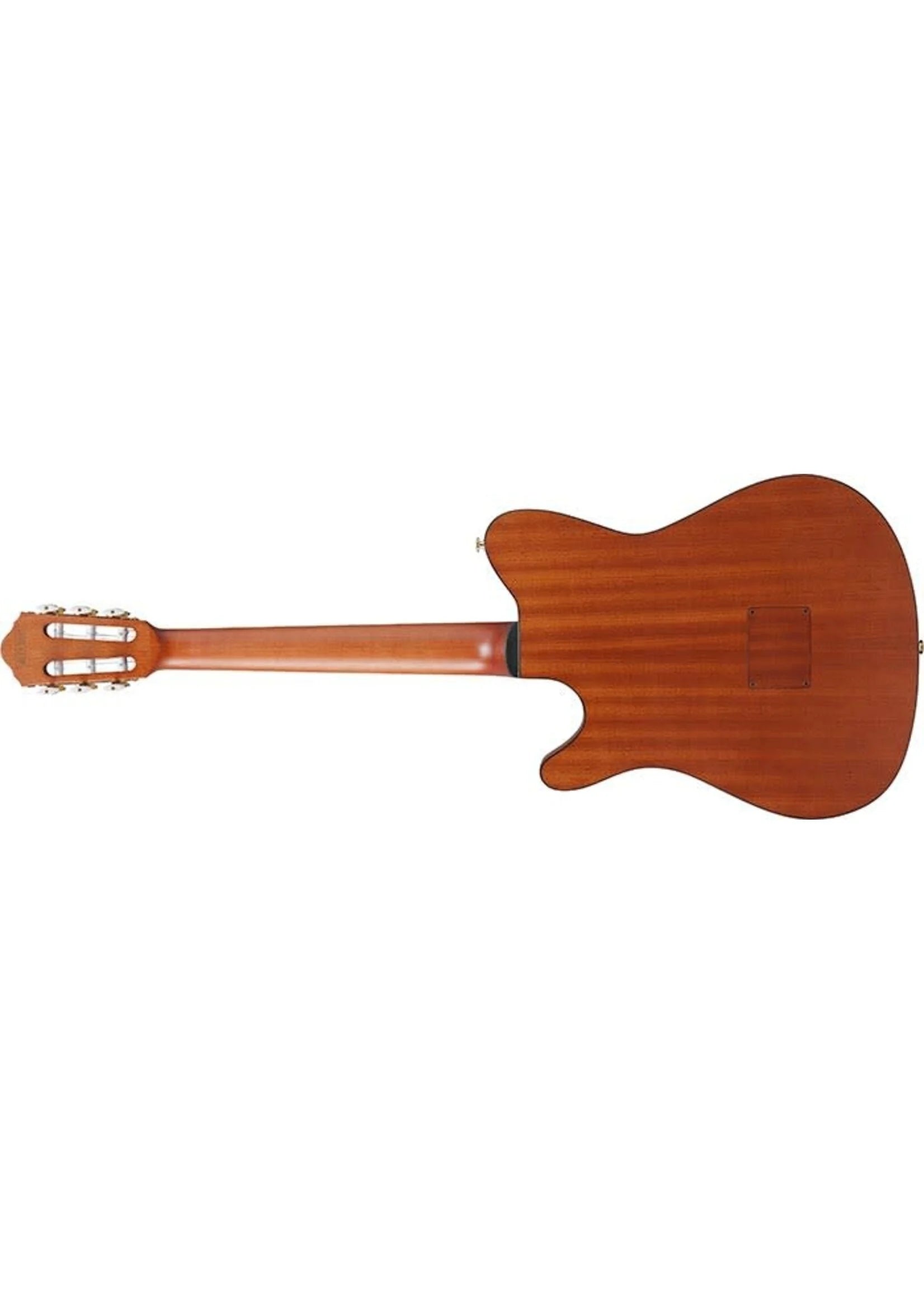 Ibanez FRH10NRGF Thinline Nylon-String Acoustic-Electric Guitar Striking Rose Gold Metallic Flat Finish