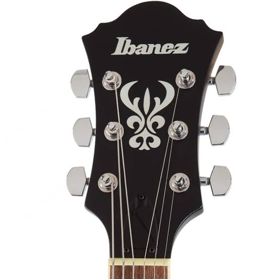 Ibanez AF55TKF Full-Hollow Body Electric Guitar Transparent Black Flat
