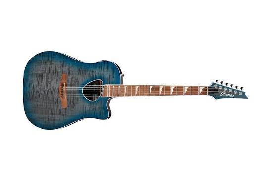 Ibanez ALT30FMBDB ALTSTAR Series Acoustic Electric Guitar – Blue Doom Burst High Gloss