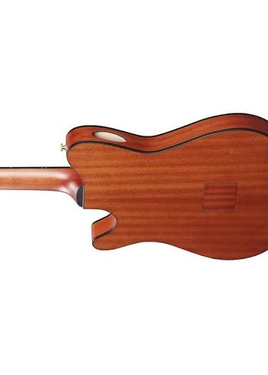 Ibanez FRH10NRGF Thinline Nylon-String Acoustic-Electric Guitar Striking Rose Gold Metallic Flat Finish