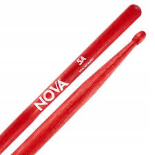 Vic FIrth - NOVA Drumsticks - 5A - Wood Tip - Red