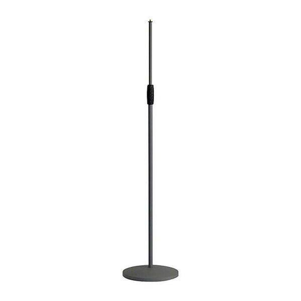 Buy K&M Microphone Stand, Cast Iron Round Base Black Colour in UAE at