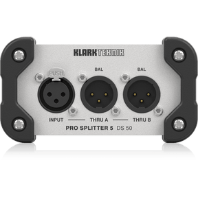Klark Teknik DS50 Passive 1-In/5-Out Signal Splitter with Extended Dynamic Range - MusicMajlis