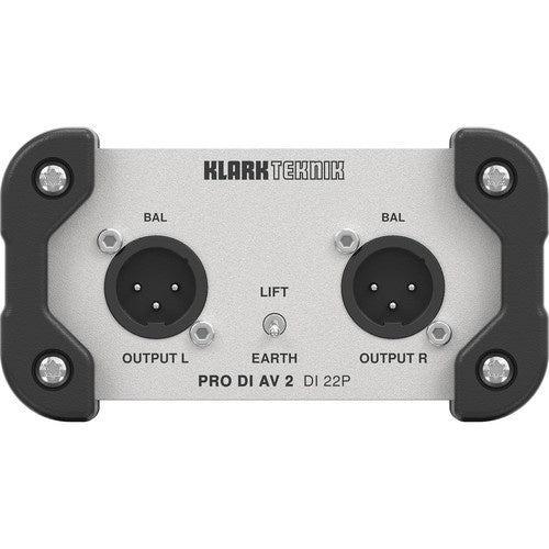 Klark Teknik DI AV 22P 2-channel Passive Direct Box with Midas Transformer
