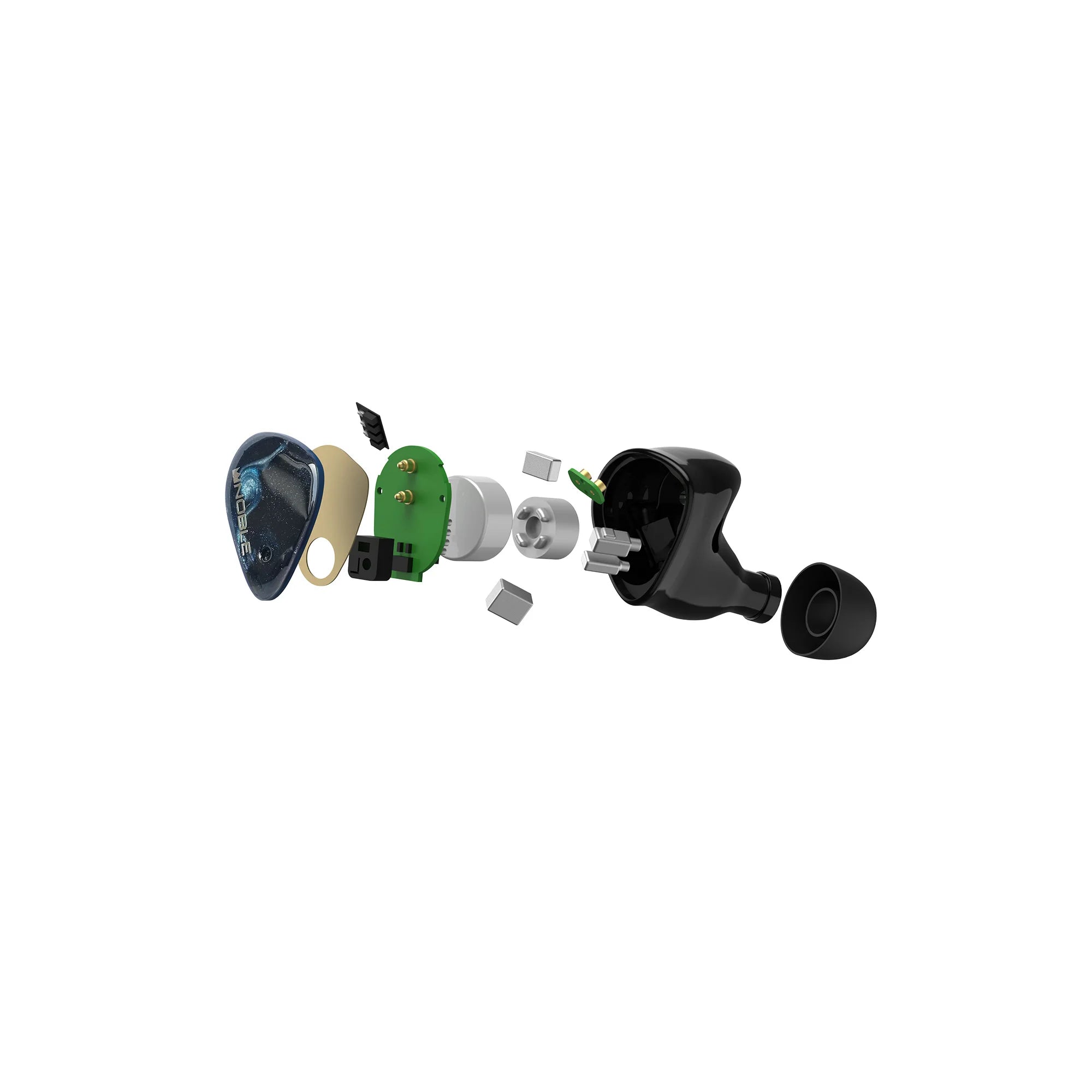 Noble Audio FoKus Mystique Wireless in Ear Headphones Blue Black