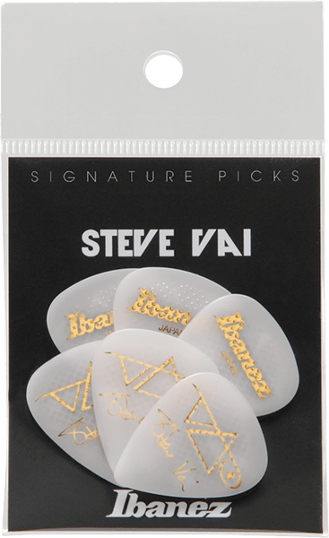 Ibanez B1000SVRWH Steve Vai Signature Picks 6-White