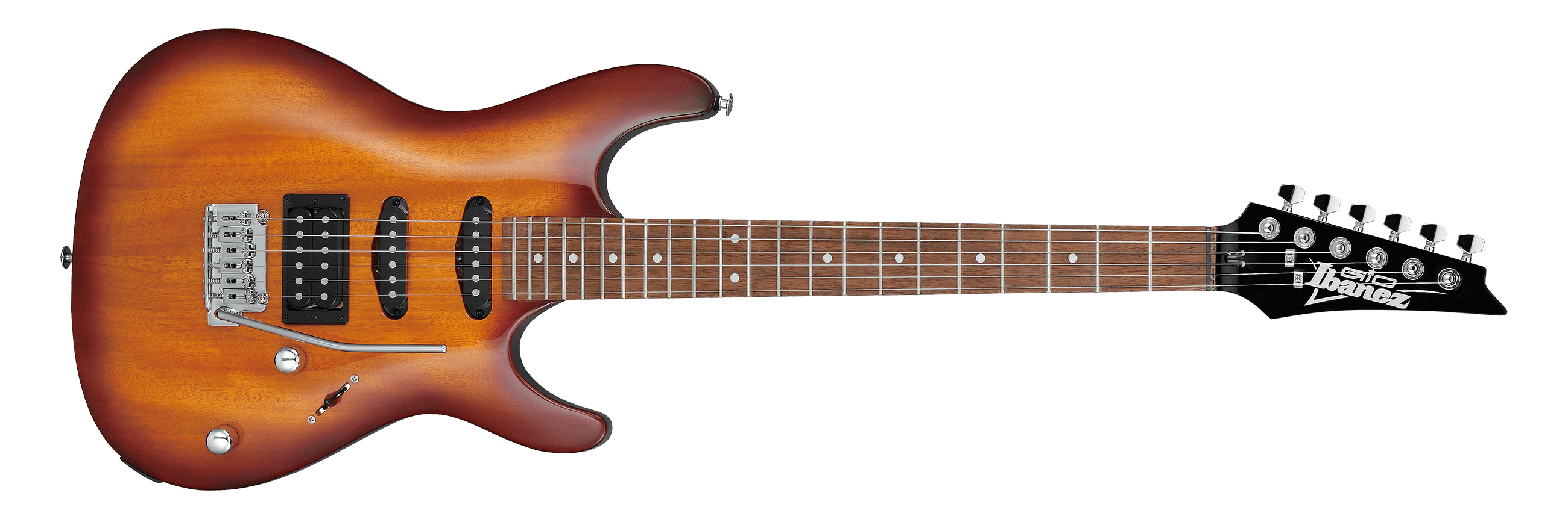 Ibanez GSA60 GIO SA Series Electric Guitars (Sunburst/Black Night Finish/Walnut Flat)