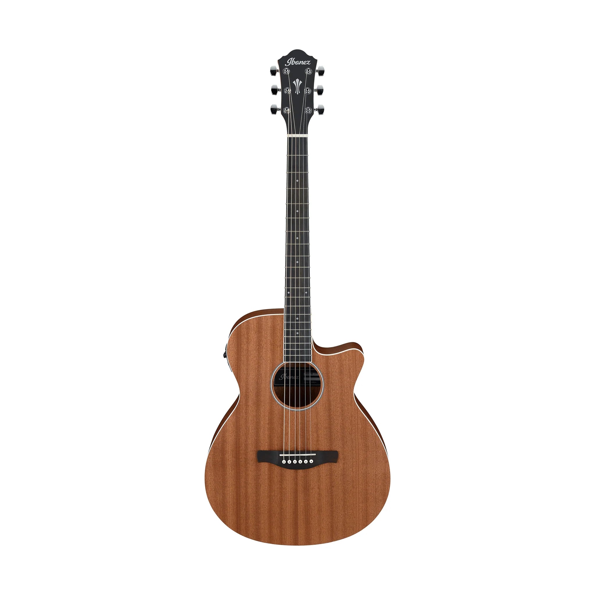 Ibanez AEG7MHOPN Slim-Body Electro-Acoustic Guitar Featuring an All-Sapele Body With an Open Pore Natural Finish