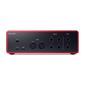 Focusrite SCARLETT4i4 4THGEN 4 In/4 Out Desktop USB Audio Interface with 2 Mic Preamps  and MIDI
