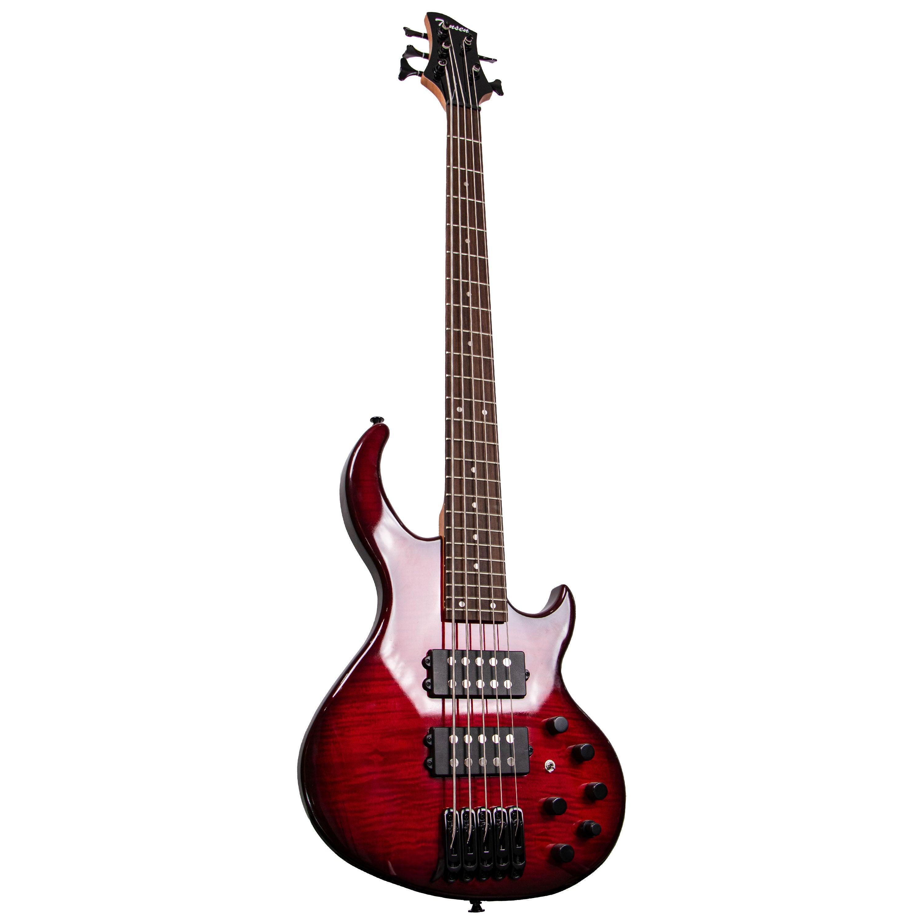 Tansen B555 Guitar Bass Electric 5-String Laurel Fingerboard HH Pickups - MusicMajlis