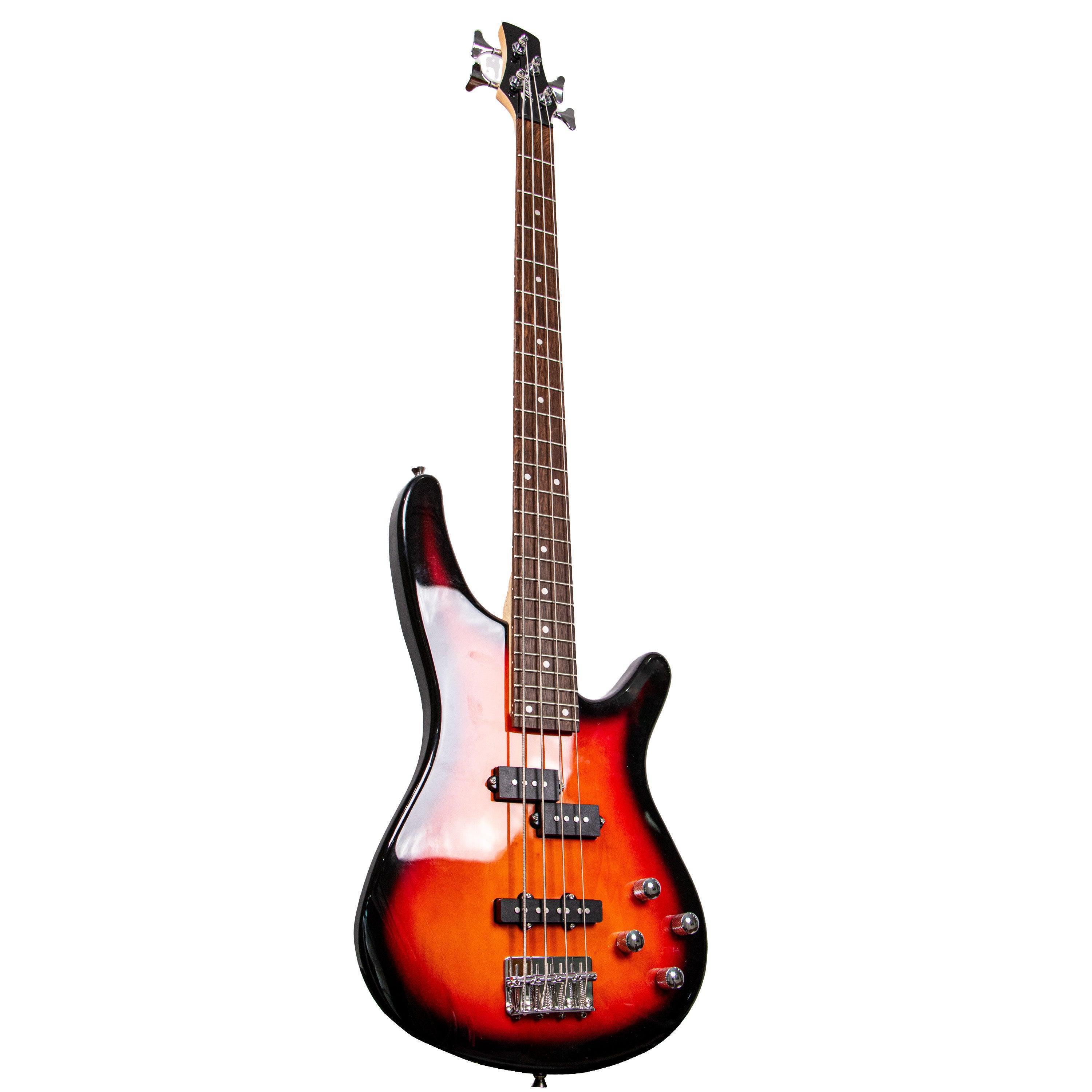 Tansen EB100 Guitar Bass Electric 4-String Laurel Fingerboard Split Coil Pickups - MusicMajlis