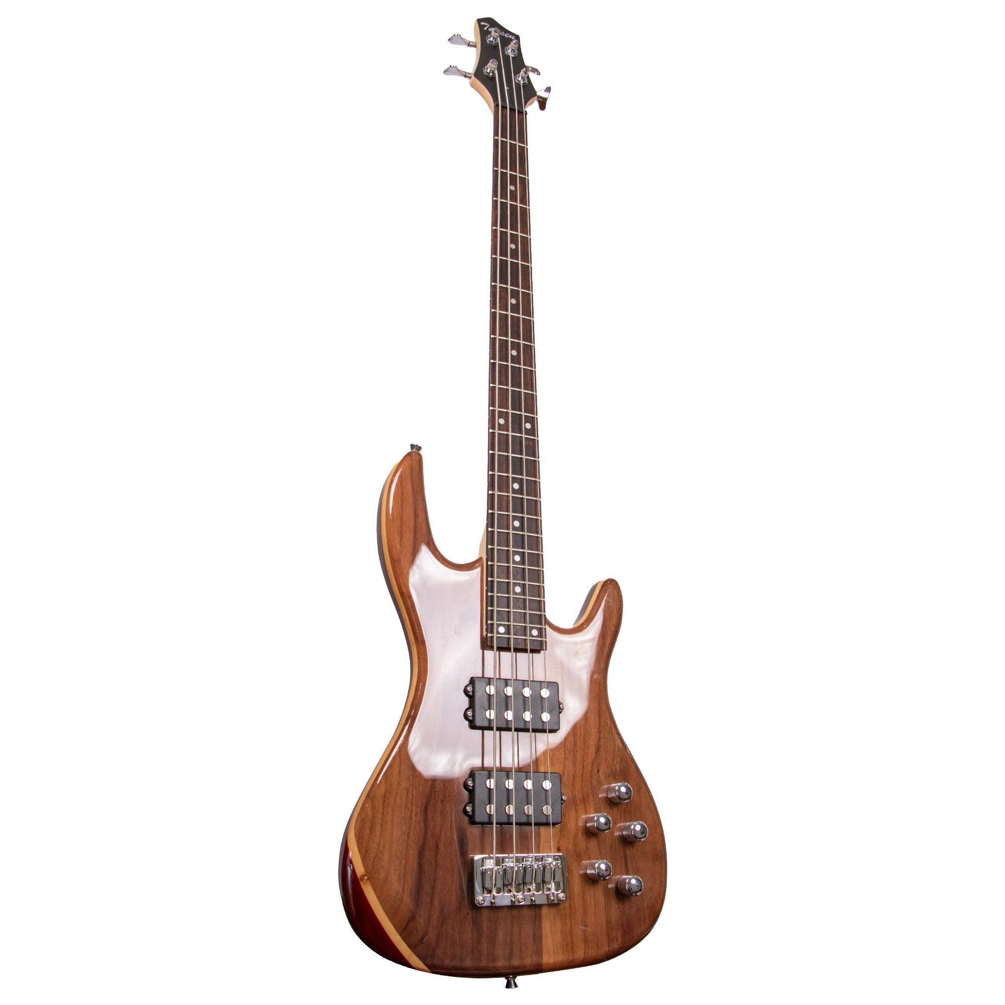 Tansen EB145N Guitar Bass Electric 5 String Laurel Fingerboard HH Pickups Natural Red - MusicMajlis