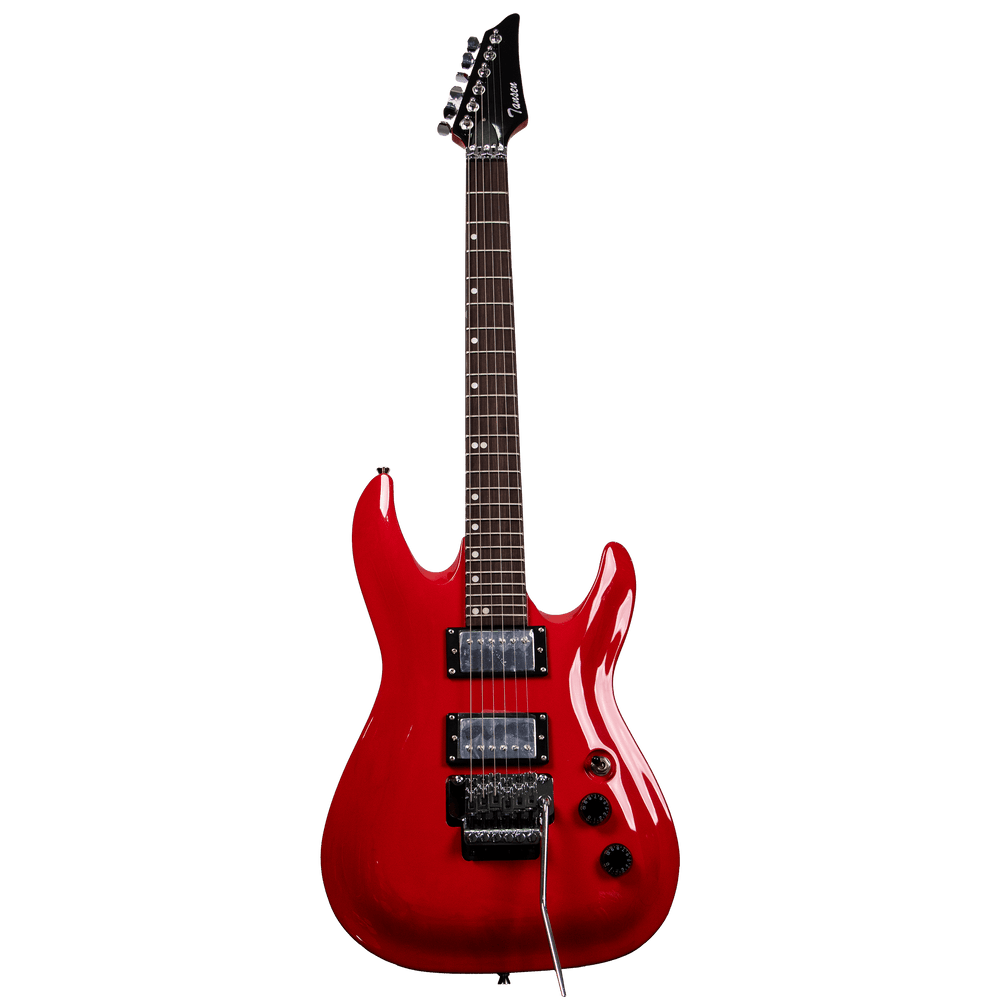 Tansen EG810RD Guitar Electric 6-String Double Cutaway Laurel Fingerbo