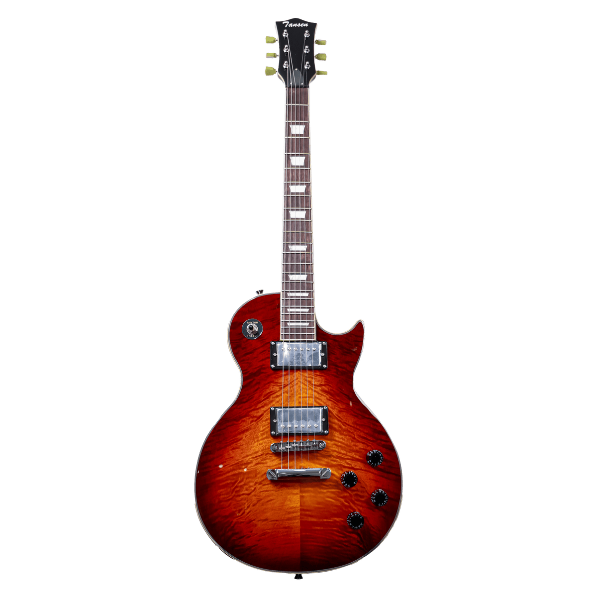 Tansen LP601BNS Guitar Electric 6-String Single Cutaway Laurel Fingerb
