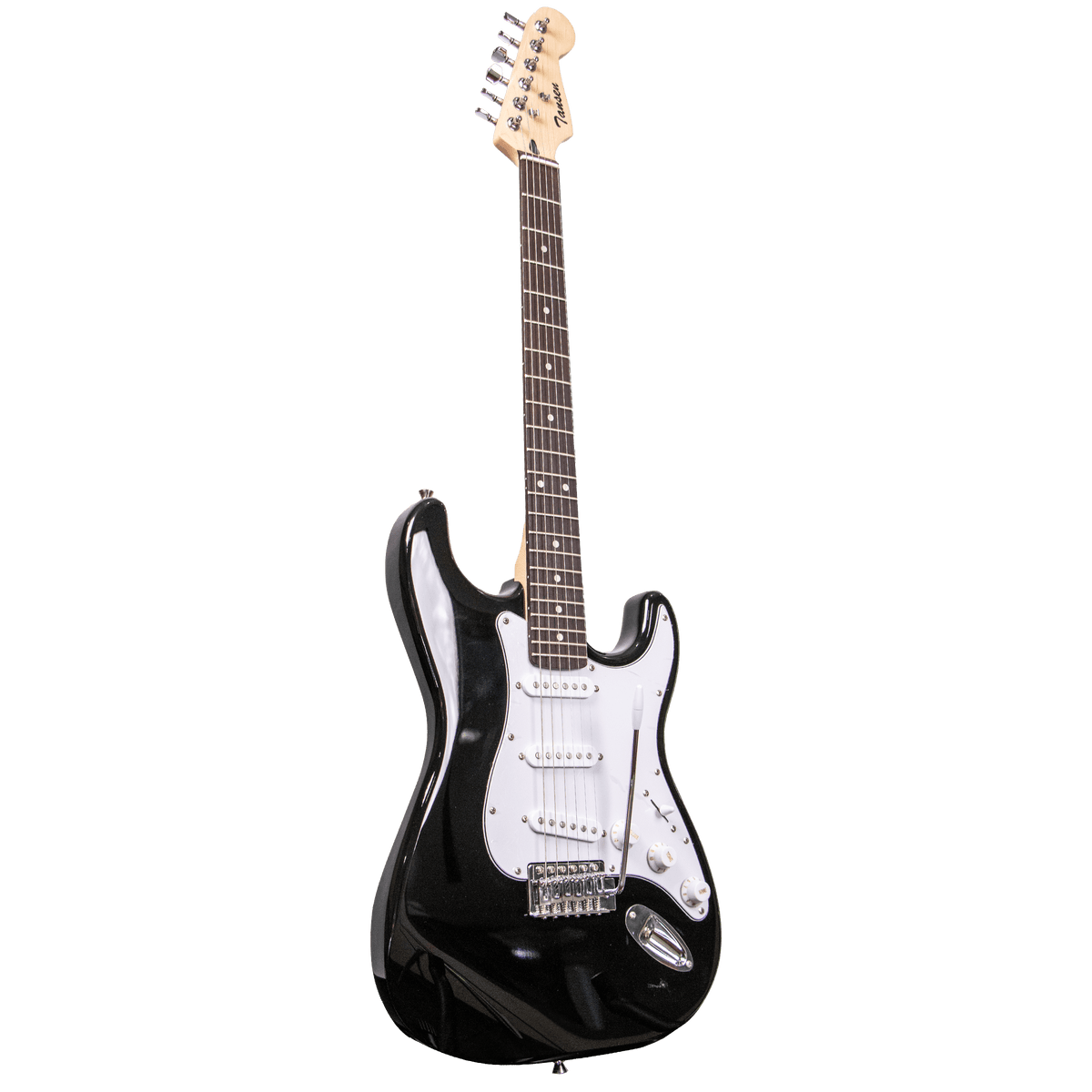 Tansen ST350BK Guitar Electric 6-String Double Cutaway Laurel Fingerbo