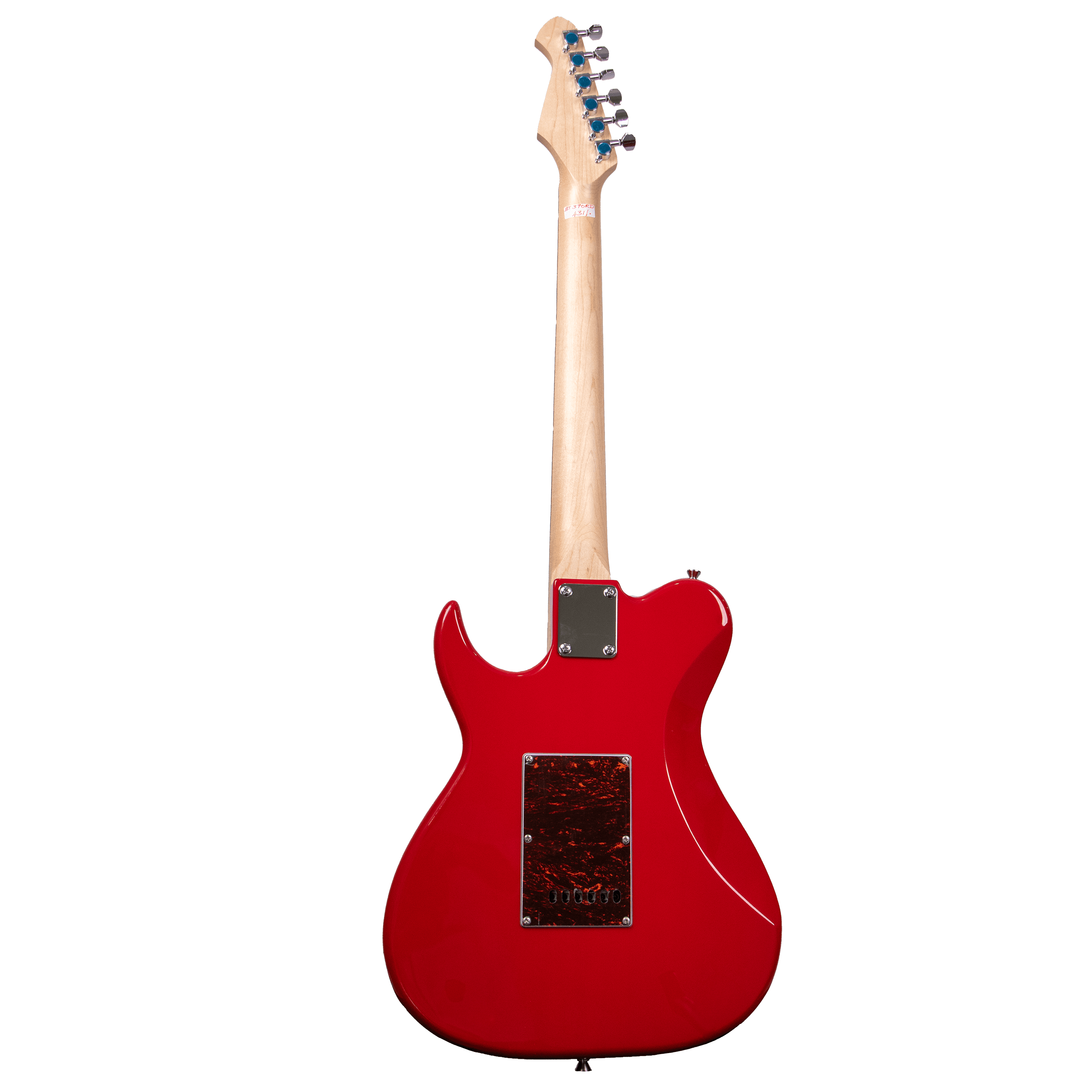 Tansen ST370RD Guitar Electric 6-String Single Cutaway Laurel Fingerboard Telecaster Style SSS Pickups Red - MusicMajlis