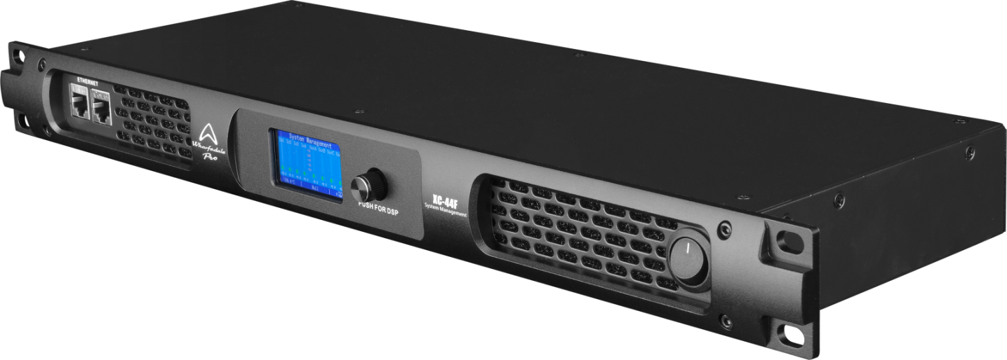 Wharfedale Pro XC44N Digital System Controller with 4-in/4-out DSP, Dante Support